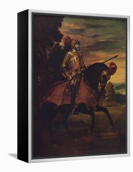 'Carlos V En La Batalla De Muhlberg', (Carlos V at the Battle of Muhlberg), 1548, (c1934)-Paolo Veronese-Framed Premier Image Canvas