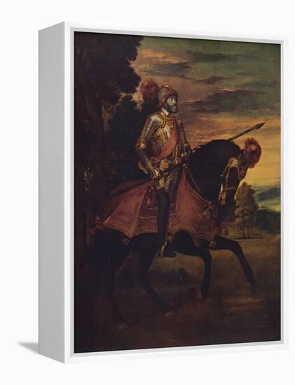 'Carlos V En La Batalla De Muhlberg', (Carlos V at the Battle of Muhlberg), 1548, (c1934)-Paolo Veronese-Framed Premier Image Canvas