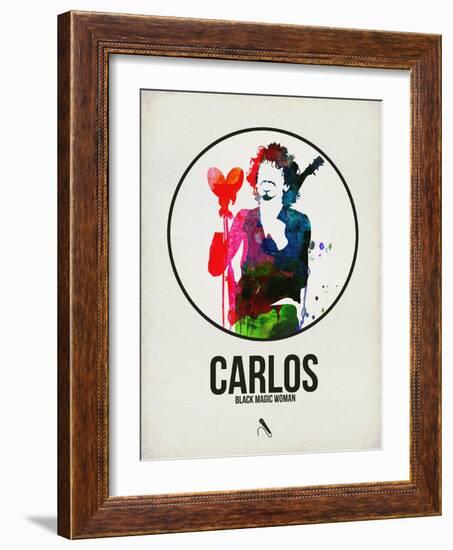 Carlos Watercolor-David Brodsky-Framed Art Print