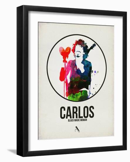 Carlos Watercolor-David Brodsky-Framed Art Print