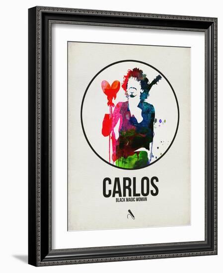 Carlos Watercolor-David Brodsky-Framed Art Print