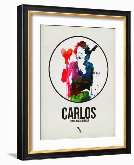 Carlos Watercolor-David Brodsky-Framed Art Print