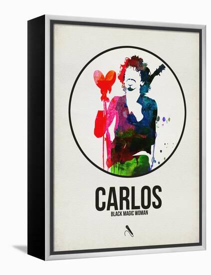 Carlos Watercolor-David Brodsky-Framed Stretched Canvas