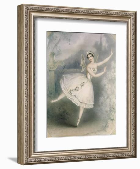 Carlotta Grisi (1819-99) as Giselle, Paris, C.1841-Augustus Jules Bouvier-Framed Giclee Print