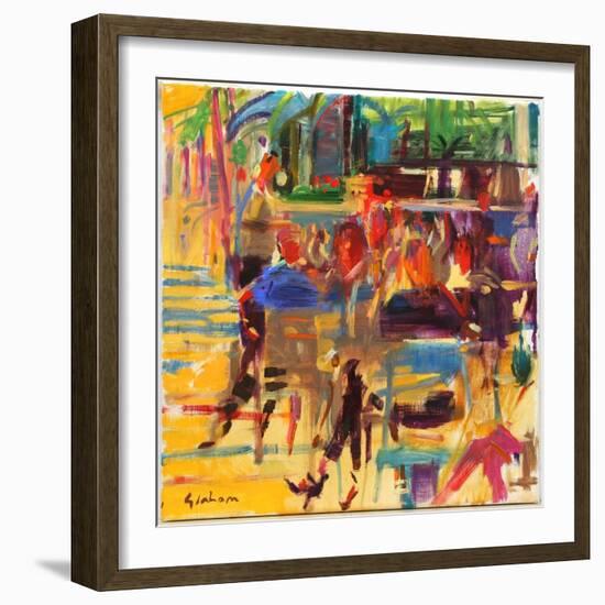 Carlton Croisette, Cannes-Peter Graham-Framed Giclee Print