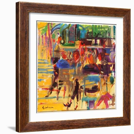 Carlton Croisette, Cannes-Peter Graham-Framed Giclee Print