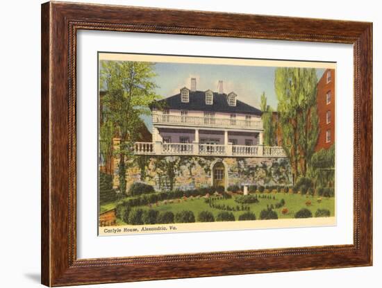 Carlyle House, Alexandria, Virginia-null-Framed Art Print