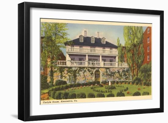 Carlyle House, Alexandria, Virginia-null-Framed Art Print