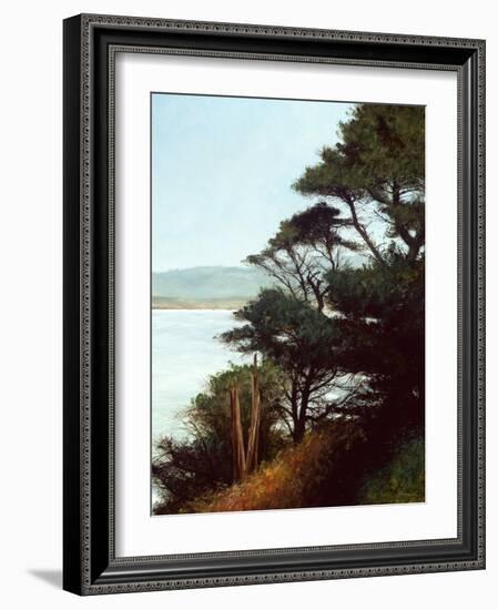 Carmel Bay-Miguel Dominguez-Framed Giclee Print