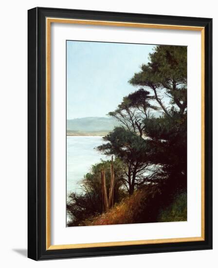 Carmel Bay-Miguel Dominguez-Framed Giclee Print