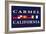 Carmel, California - Nautical Flags-Lantern Press-Framed Art Print