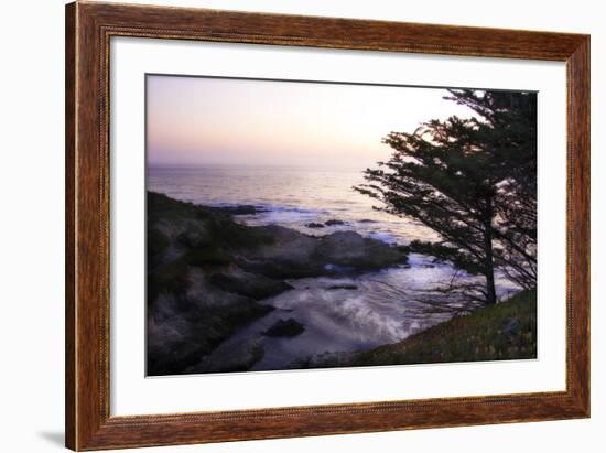 Carmel Highlands Sunset II-Alan Hausenflock-Framed Photographic Print