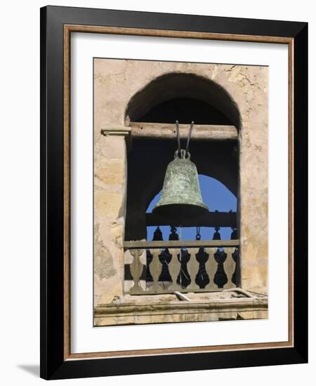 Carmel Mission Bell, Carmel, California, USA-Rob Tilley-Framed Photographic Print