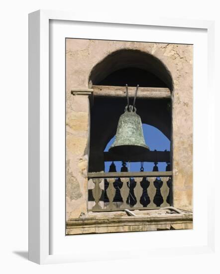 Carmel Mission Bell, Carmel, California, USA-Rob Tilley-Framed Photographic Print