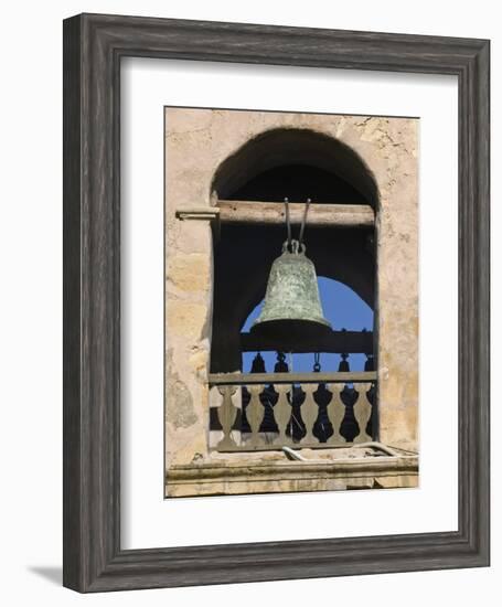 Carmel Mission Bell, Carmel, California, USA-Rob Tilley-Framed Photographic Print