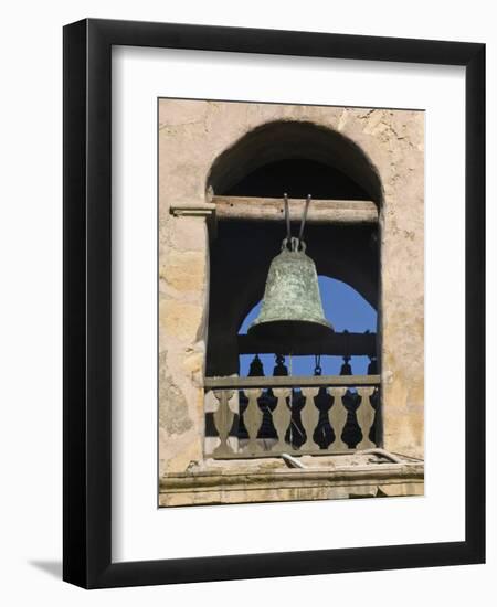 Carmel Mission Bell, Carmel, California, USA-Rob Tilley-Framed Photographic Print