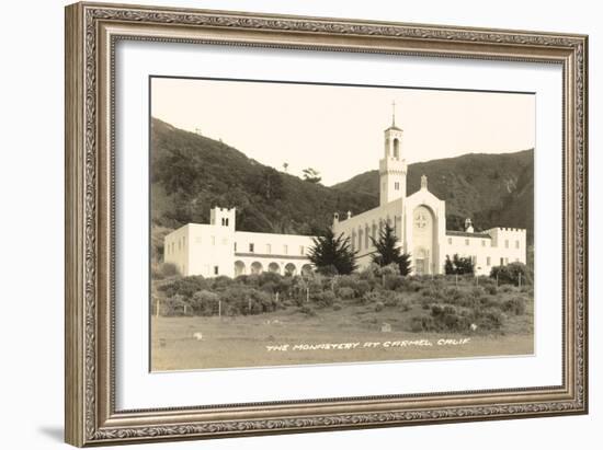 Carmel Monastery, California-null-Framed Art Print