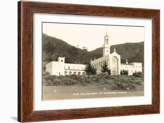 Carmel Monastery, California-null-Framed Art Print