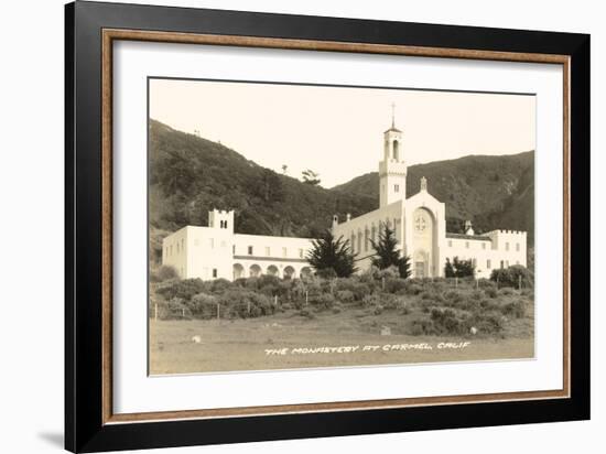 Carmel Monastery, California-null-Framed Art Print