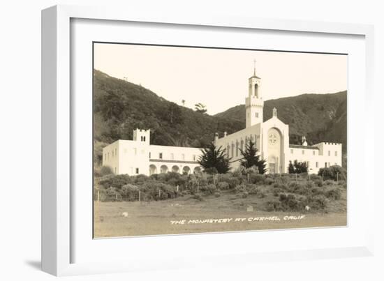 Carmel Monastery, California-null-Framed Art Print