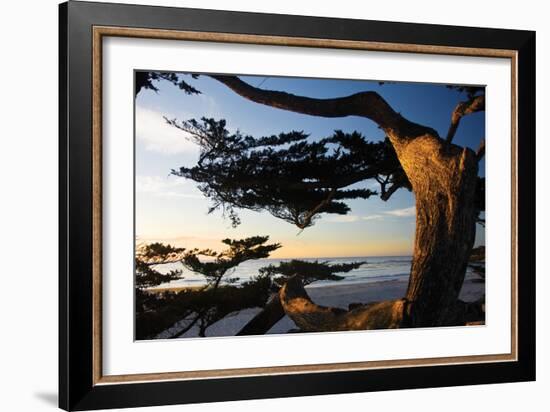 Carmel Sunset 2-Alan Hausenflock-Framed Photographic Print