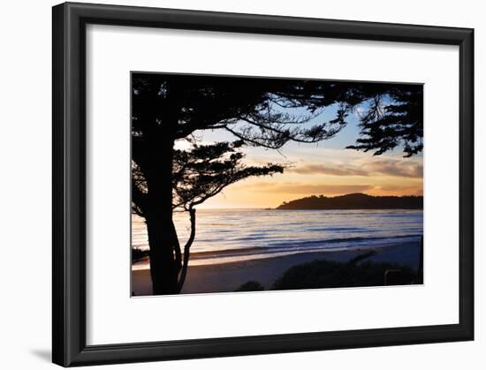 Carmel Sunset 3-Alan Hausenflock-Framed Photographic Print