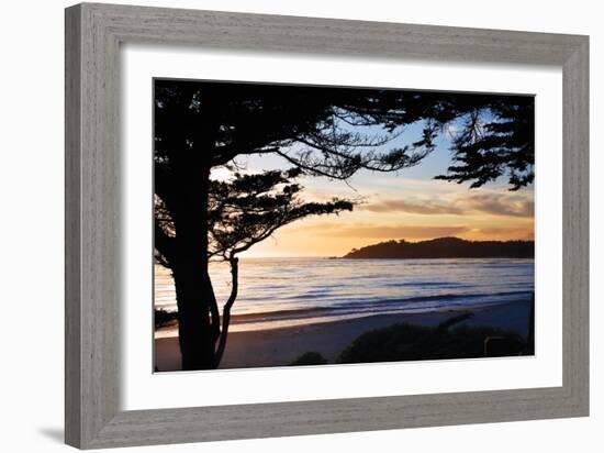 Carmel Sunset 3-Alan Hausenflock-Framed Photographic Print