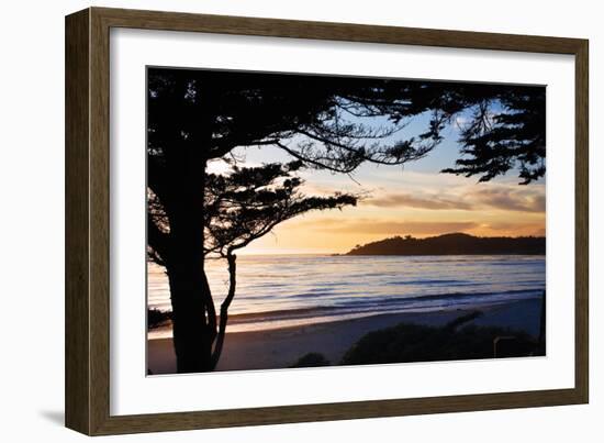 Carmel Sunset 3-Alan Hausenflock-Framed Photographic Print