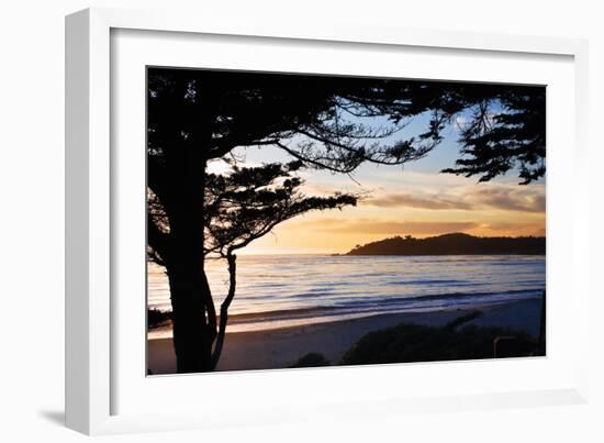 Carmel Sunset 3-Alan Hausenflock-Framed Photographic Print