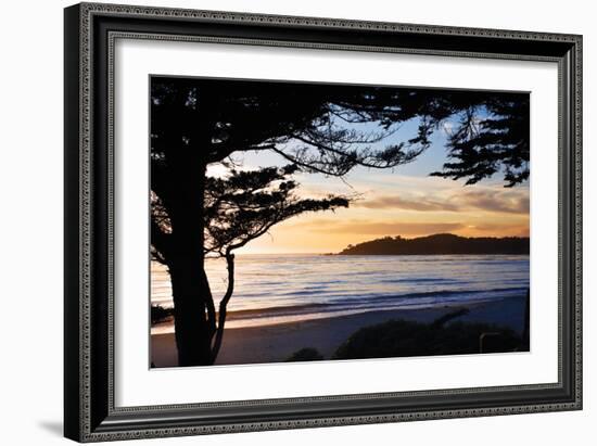 Carmel Sunset 3-Alan Hausenflock-Framed Photographic Print
