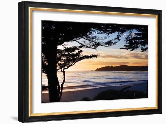 Carmel Sunset 3-Alan Hausenflock-Framed Photographic Print