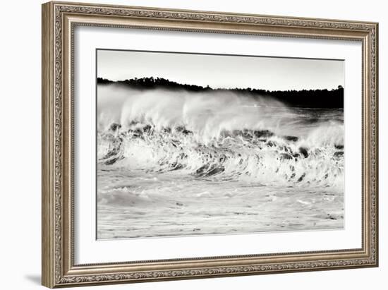 Carmel Waves II BW-Lee Peterson-Framed Photographic Print