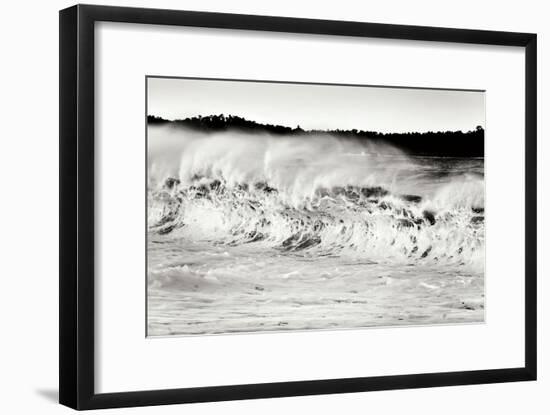 Carmel Waves II BW-Lee Peterson-Framed Photographic Print