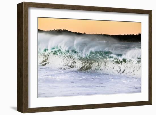 Carmel Waves II-Lee Peterson-Framed Photographic Print