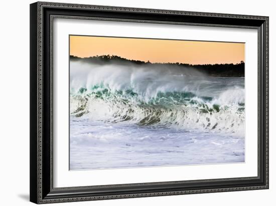 Carmel Waves II-Lee Peterson-Framed Photographic Print