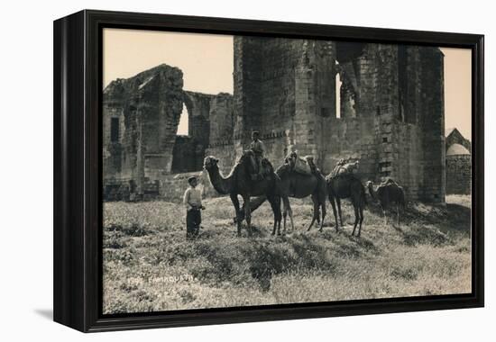 Carmelite and Armenian Churches at Martinengo Bastion, Famagusta, Northern Cyprus, 1936-null-Framed Premier Image Canvas