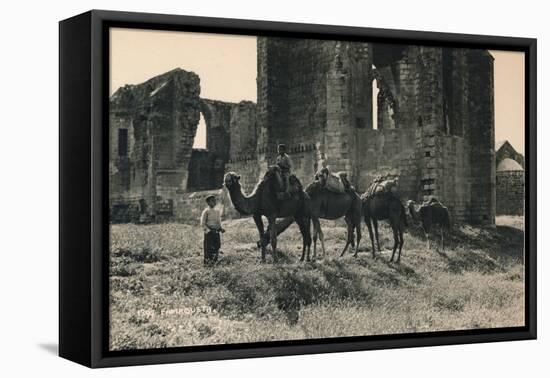 Carmelite and Armenian Churches at Martinengo Bastion, Famagusta, Northern Cyprus, 1936-null-Framed Premier Image Canvas
