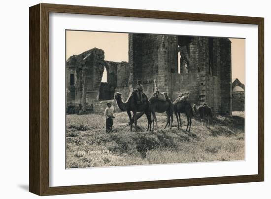Carmelite and Armenian Churches at Martinengo Bastion, Famagusta, Northern Cyprus, 1936-null-Framed Photographic Print