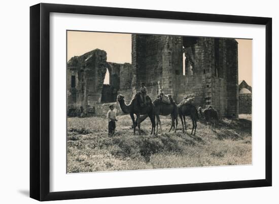 Carmelite and Armenian Churches at Martinengo Bastion, Famagusta, Northern Cyprus, 1936-null-Framed Photographic Print