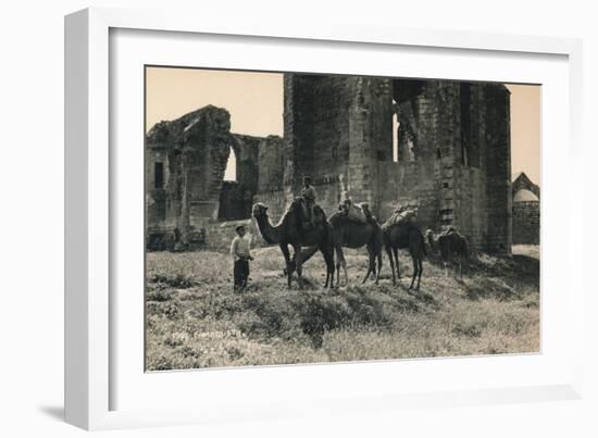 Carmelite and Armenian Churches at Martinengo Bastion, Famagusta, Northern Cyprus, 1936-null-Framed Photographic Print