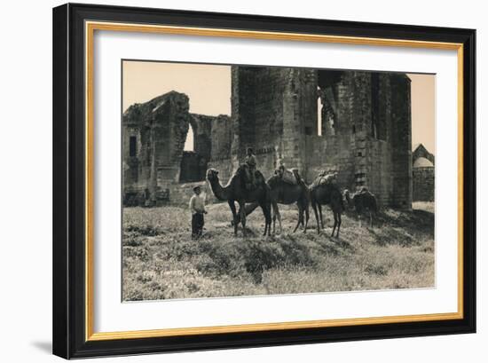 Carmelite and Armenian Churches at Martinengo Bastion, Famagusta, Northern Cyprus, 1936-null-Framed Photographic Print