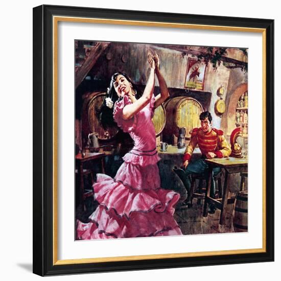 Carmen and Don Jose-McConnell-Framed Giclee Print