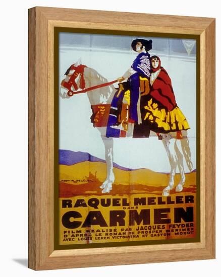 Carmen De Jacquesfeyder Avec Raquel Meller 1926-null-Framed Stretched Canvas