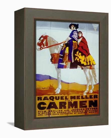 Carmen De Jacquesfeyder Avec Raquel Meller 1926-null-Framed Stretched Canvas