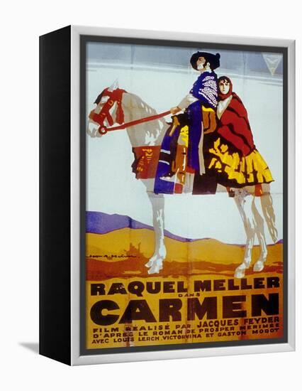 Carmen De Jacquesfeyder Avec Raquel Meller 1926-null-Framed Stretched Canvas