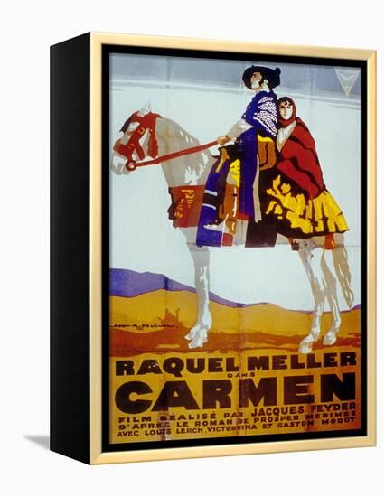 Carmen De Jacquesfeyder Avec Raquel Meller 1926-null-Framed Stretched Canvas