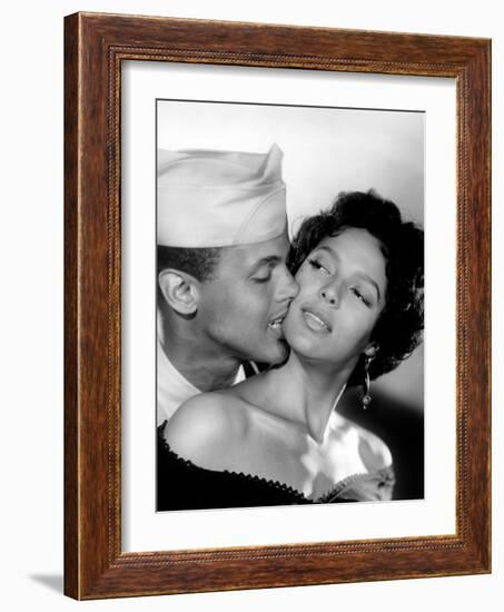 Carmen Jones, Harry Belafonte, Dorothy Dandridge, 1954-null-Framed Photo