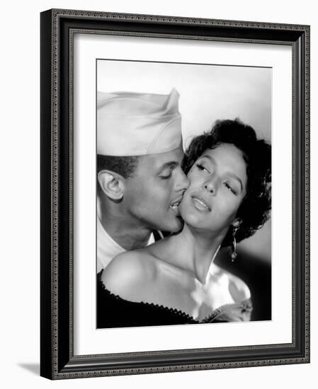 Carmen Jones, Harry Belafonte, Dorothy Dandridge, 1954-null-Framed Photo