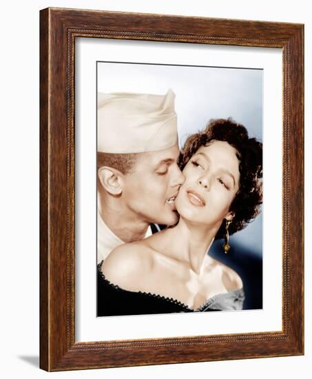 Carmen Jones, Harry Belafonte, Dorothy Dandridge, 1954-null-Framed Photo