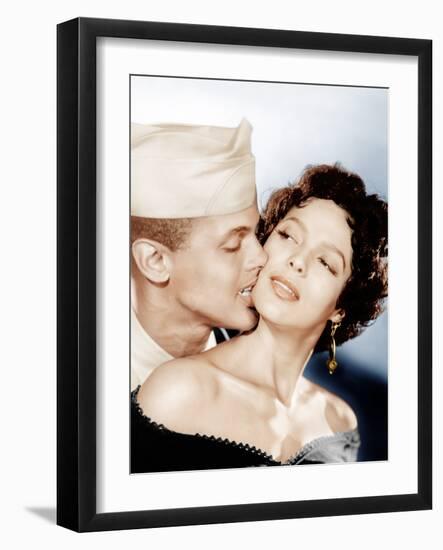 Carmen Jones, Harry Belafonte, Dorothy Dandridge, 1954-null-Framed Photo